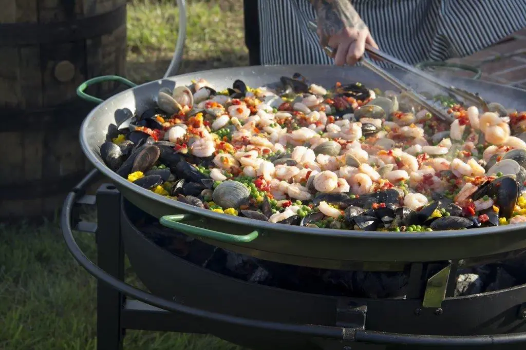 Paella dish